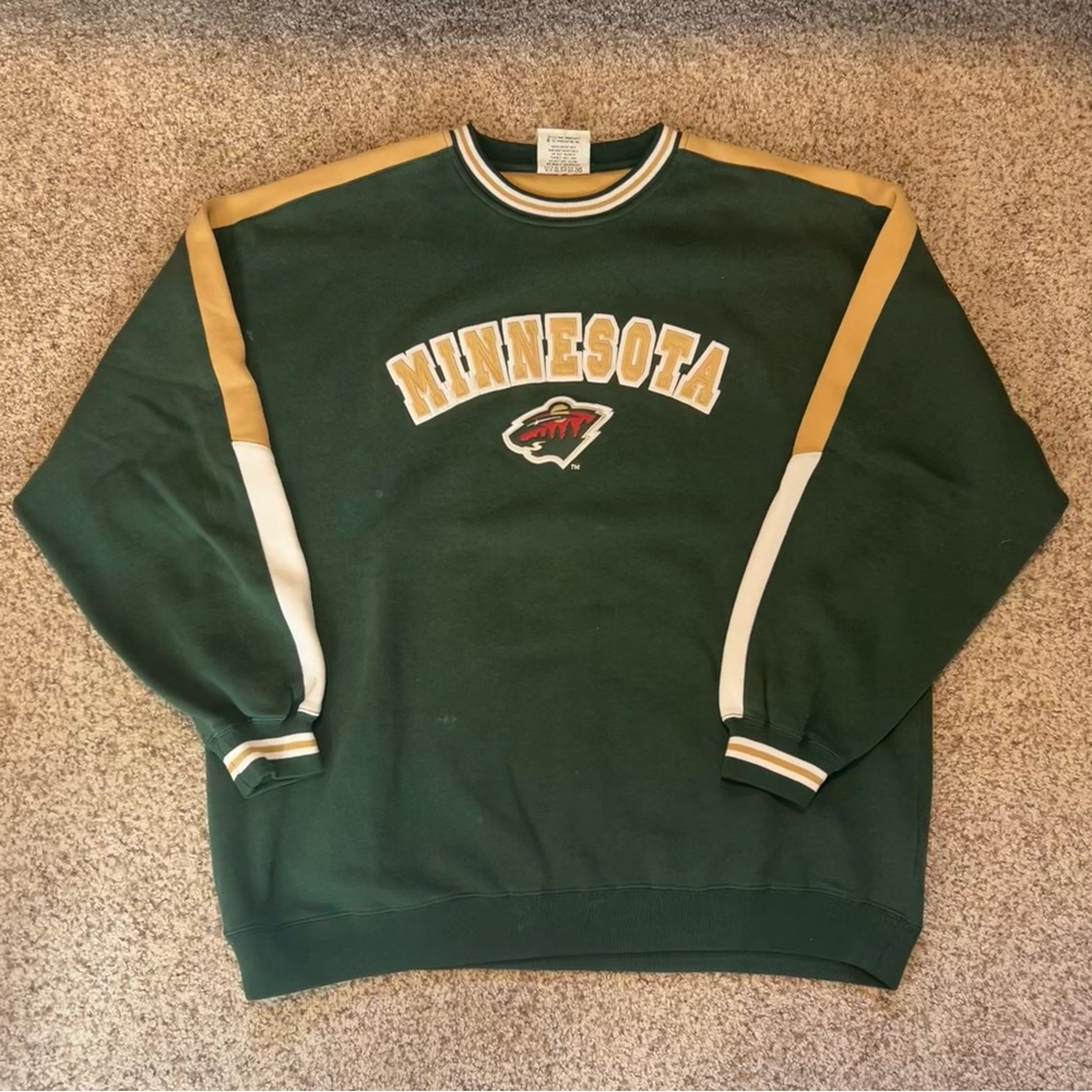 Green Minnesota Wild Sweater